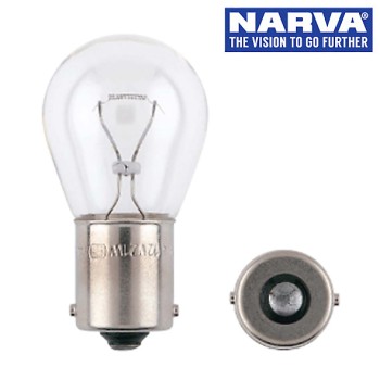 Narva 47152 - 12V 18W BA15S Incandescent Globes (Box of 10)